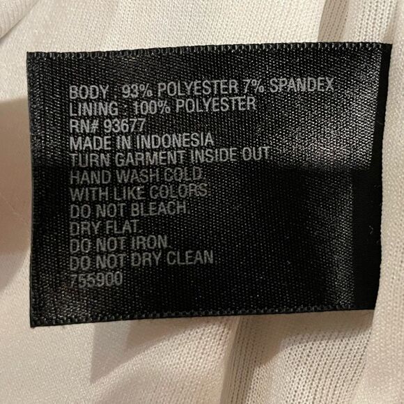 Worthington Diamond Print Sleeveless Midi Shift Dress Black White Size Large‎ - Picture 9 of 10